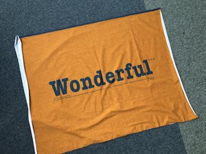 Bomuldsjersey - have a wonderful day, panel